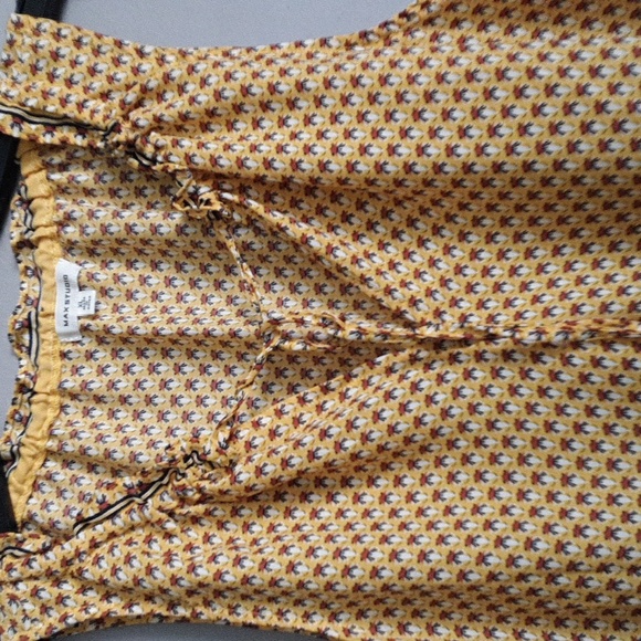 Max Studio Ruffle Trim Top - Picture 2 of 6